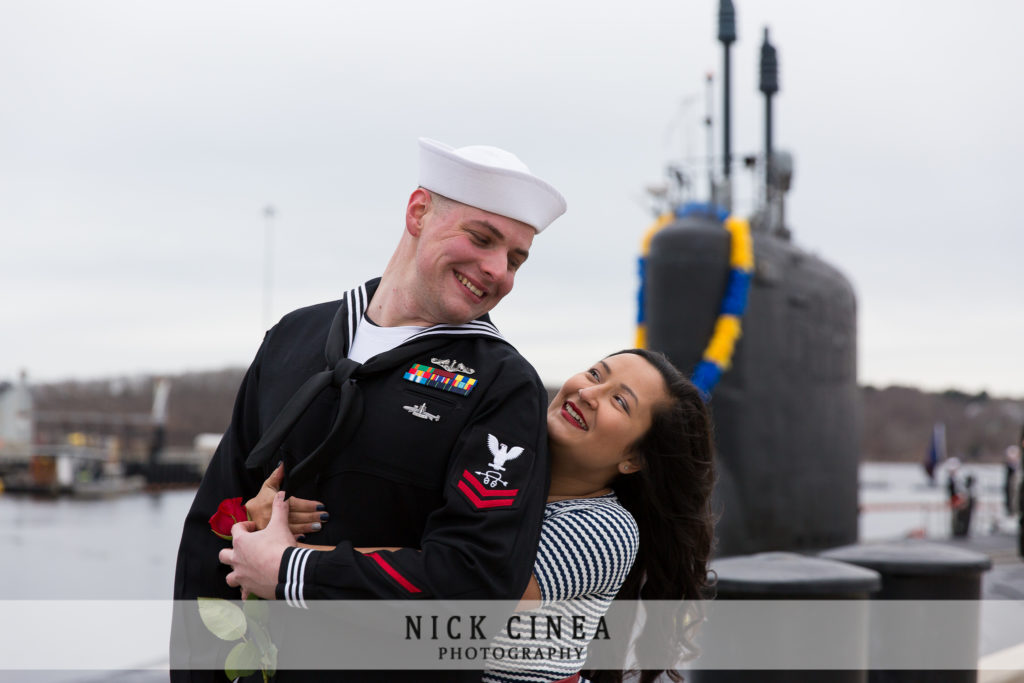 navy homecoming new london naval submarine base connecticut photographer