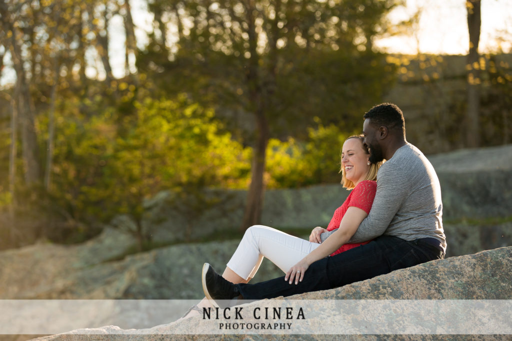 engagement session photographer photography rock neck state park beach nick cinea photography wedding connecticut