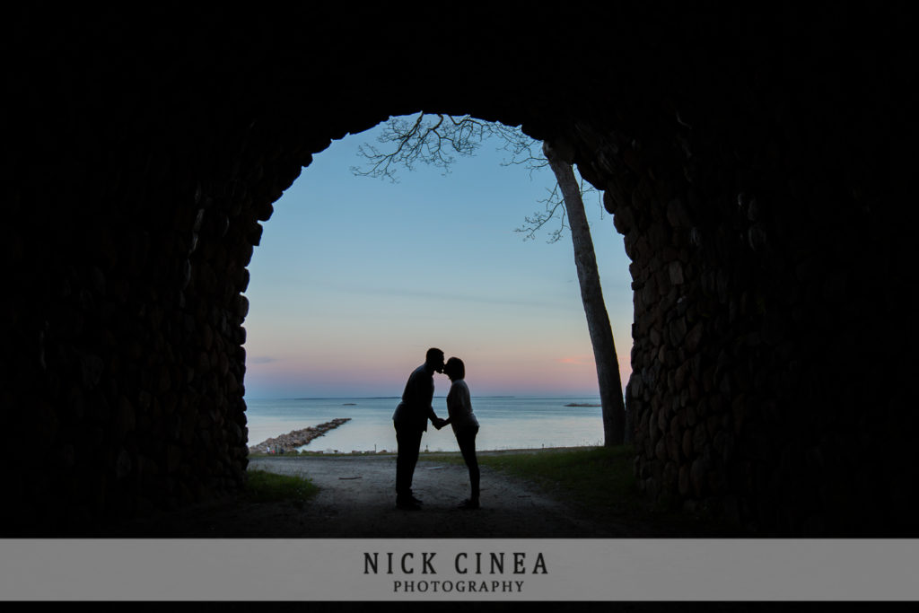 engagement session photographer photography rock neck state park beach nick cinea photography wedding connecticut