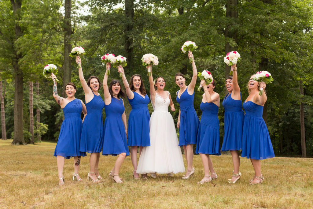 wickham park wedding photos bridesmaids dresses flowers fun